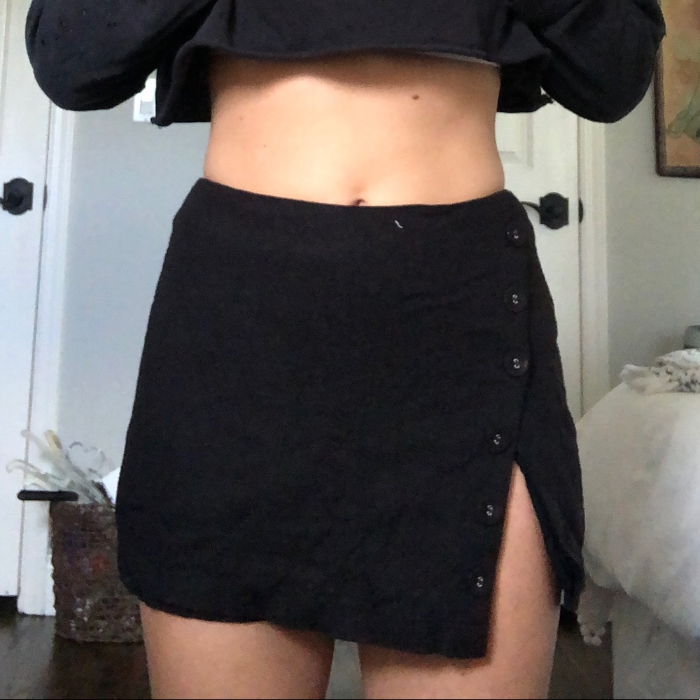 Cotton Candy LA small black skort